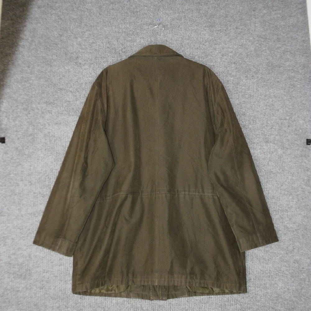 Brooks Brothers 346 Field Jacket Mens L Brown Barn Coat Utility Pocket Insulated